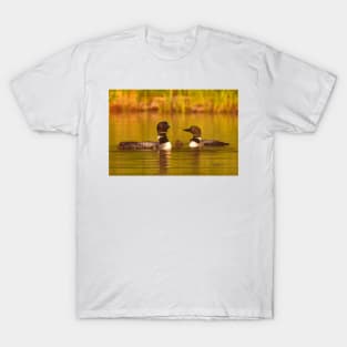 Common loon family portrait T-Shirt